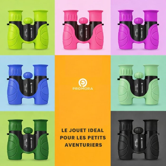 Jumelles pour enfants 8x21 violettes - Kit exploration - Jusqu'à -32%