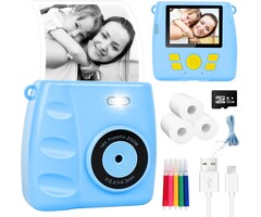 Appareil photo instantané enfant - Bleu - Jusqu'à -32% sur le prix