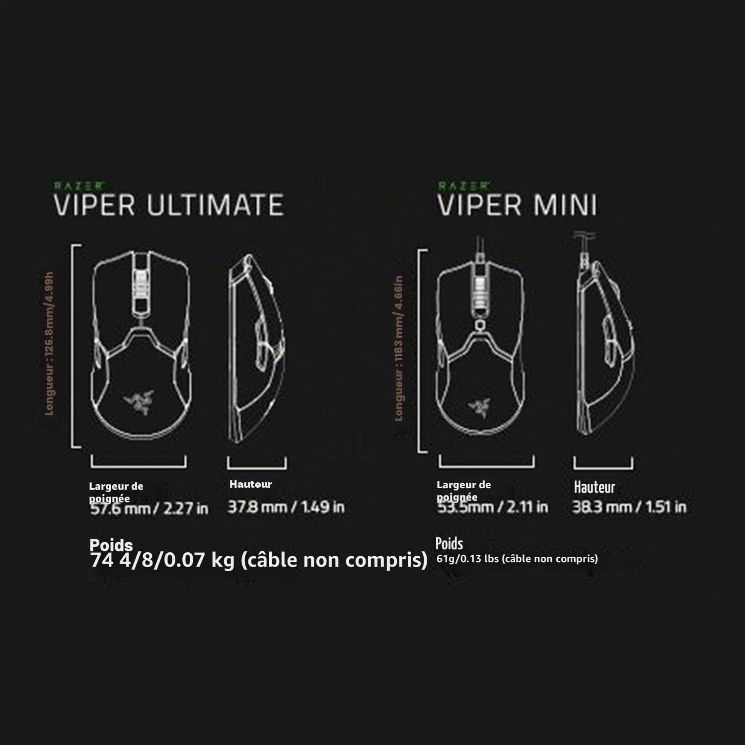 Souris Gamer Ultra-légère 8500 DPI - Jusqu'à 34% de remise