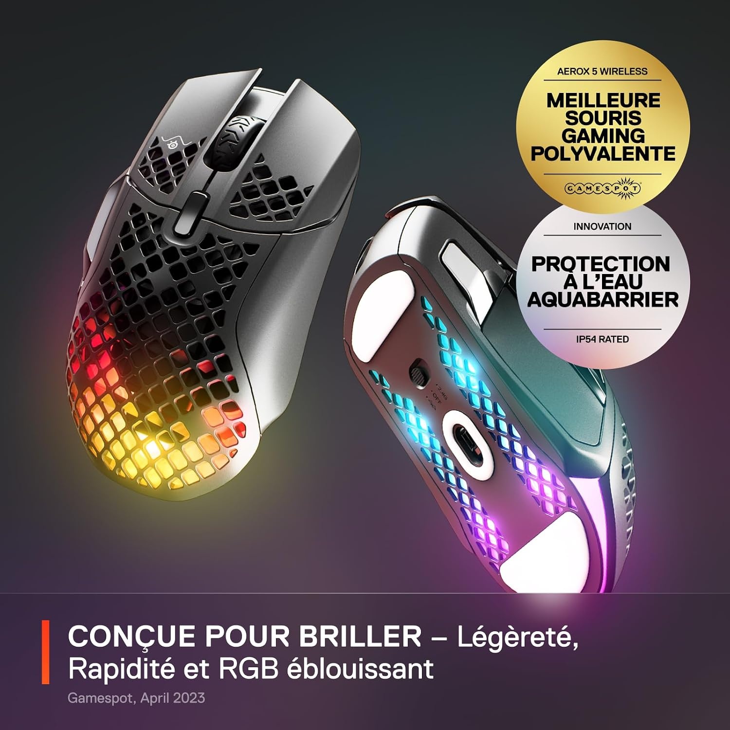 Souris Gaming Sans Fil Ultra-Légère 18 000 DPI - Jusqu'à -35%