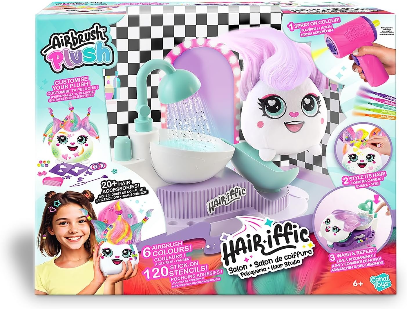 Salon de coiffure Airbrush pour peluches - Jusqu'à 32% de remise