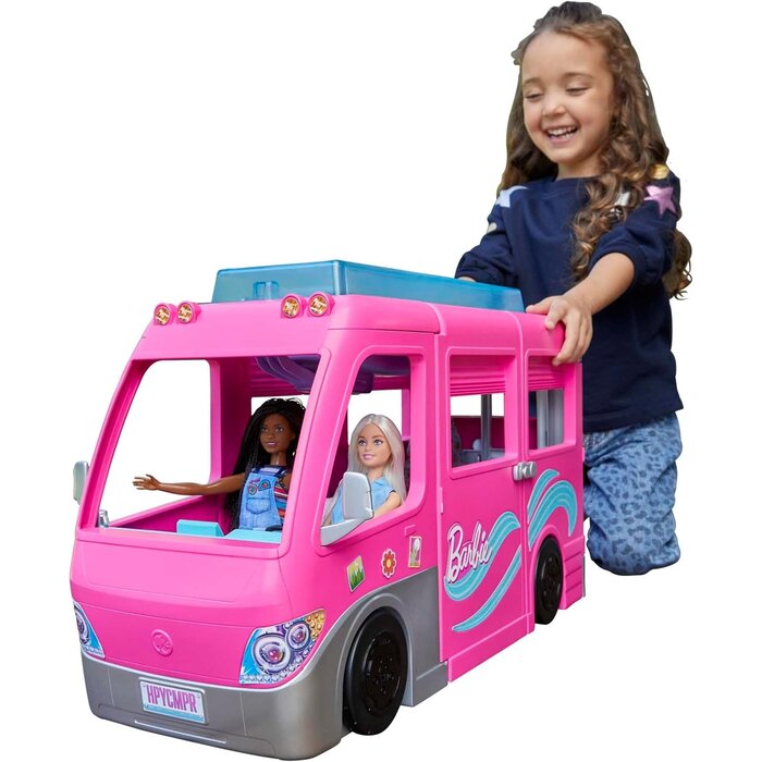 Camping-car de Jeu Transformable avec Toboggan - Jusqu'à 34% de réduction