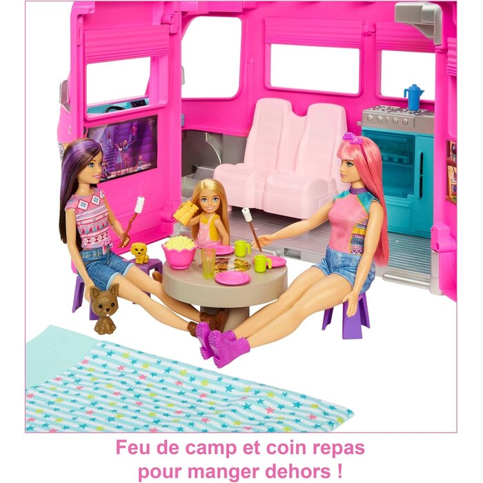 Camping-car de Jeu Transformable avec Toboggan - Jusqu'à 34% de réduction
