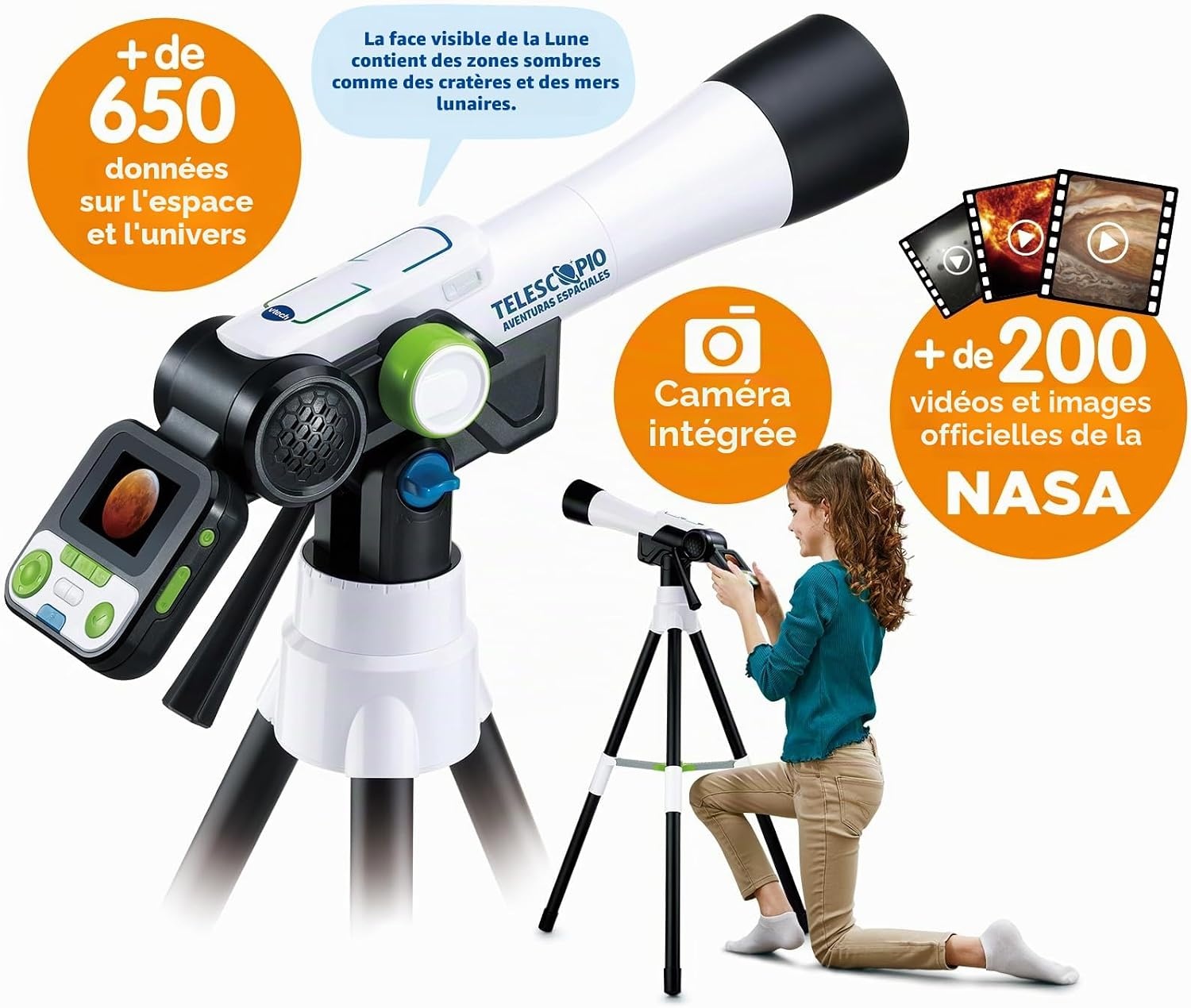 Télescope interactif pour enfant avec contenu NASA - Jusqu'à 35% de réduction