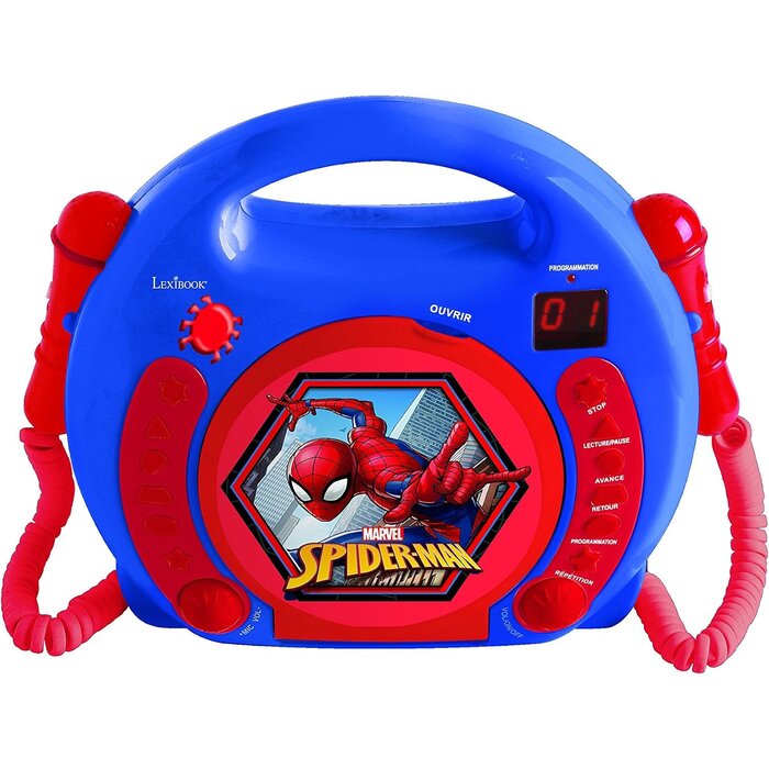 Lecteur CD Portable Karaoké avec 2 Micros - Jusqu'à 34% de remise