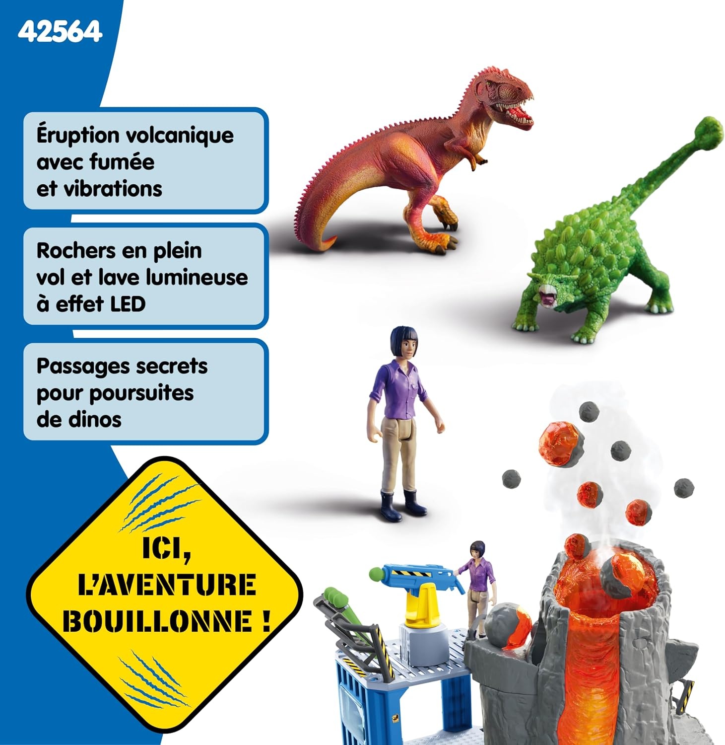 Kit Volcan Dinosaures Interactif : Aventure Éducative - Jusqu'à 34% de réduction