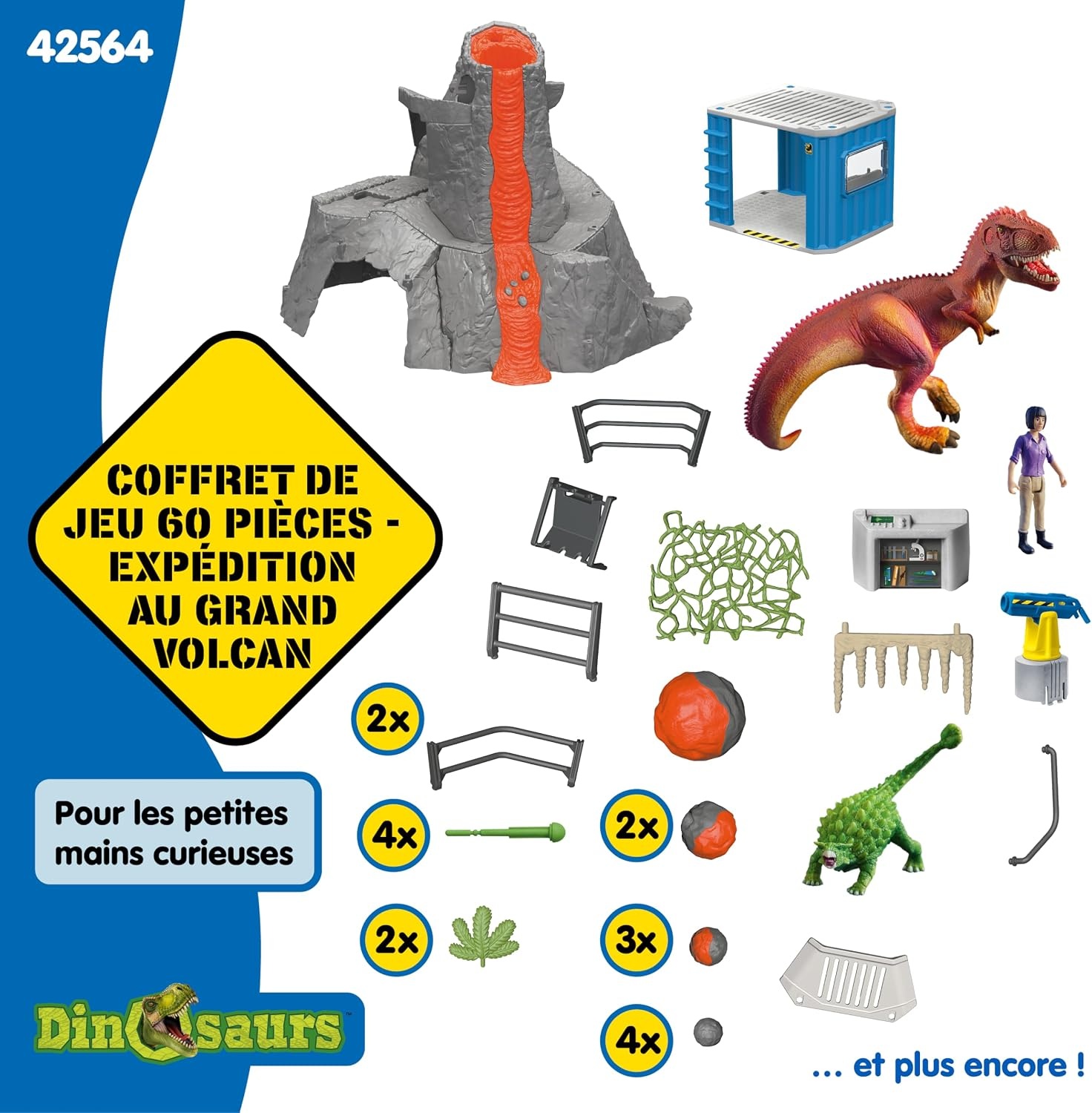 Kit Volcan Dinosaures Interactif : Aventure Éducative - Jusqu'à 34% de réduction