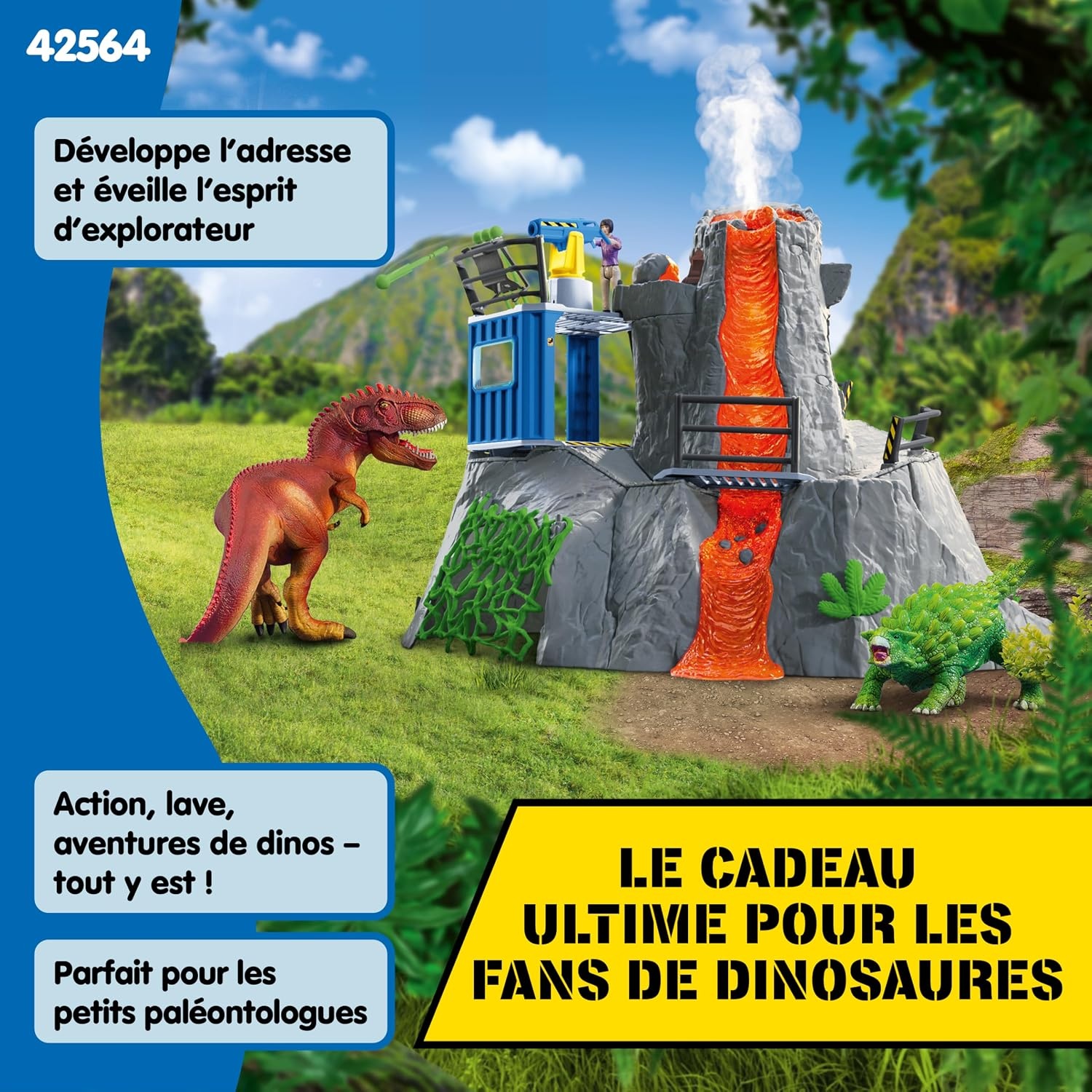 Kit Volcan Dinosaures Interactif : Aventure Éducative - Jusqu'à 34% de réduction