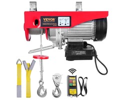 Palan électrique 800 kg - Moteur 1450 W - Télécommande - Jusqu'à -35% d'économie