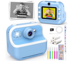Appareil photo instantané enfant 1080p - Bleu - Jusqu'à 33% de remise