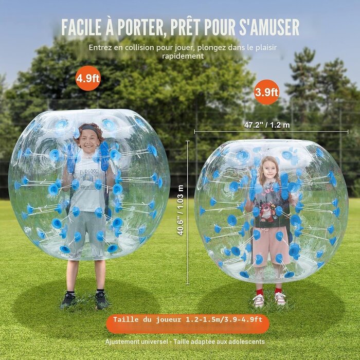 Bumper Ball gonflable 1,2m - Jusqu'à -34% sur une sélection
