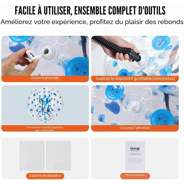 Bumper Ball gonflable 1,2m - Jusqu'à -34% sur une sélection