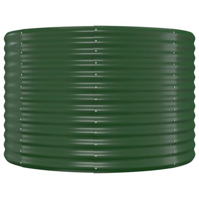Jardinière surélevée ovale acier vert 175cm - Jusqu'à -34% sur le prix