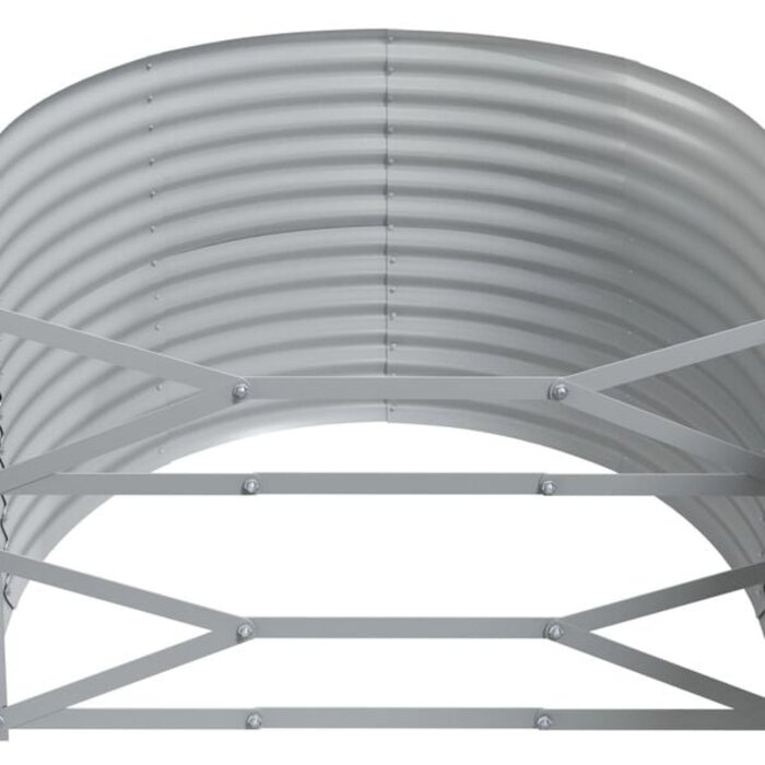 Jardinière surélevée ovale acier vert 175cm - Jusqu'à -34% sur le prix