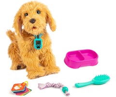 Chiot interactif 35 cm avec collier magique - Jusqu'à 35% de réduction
