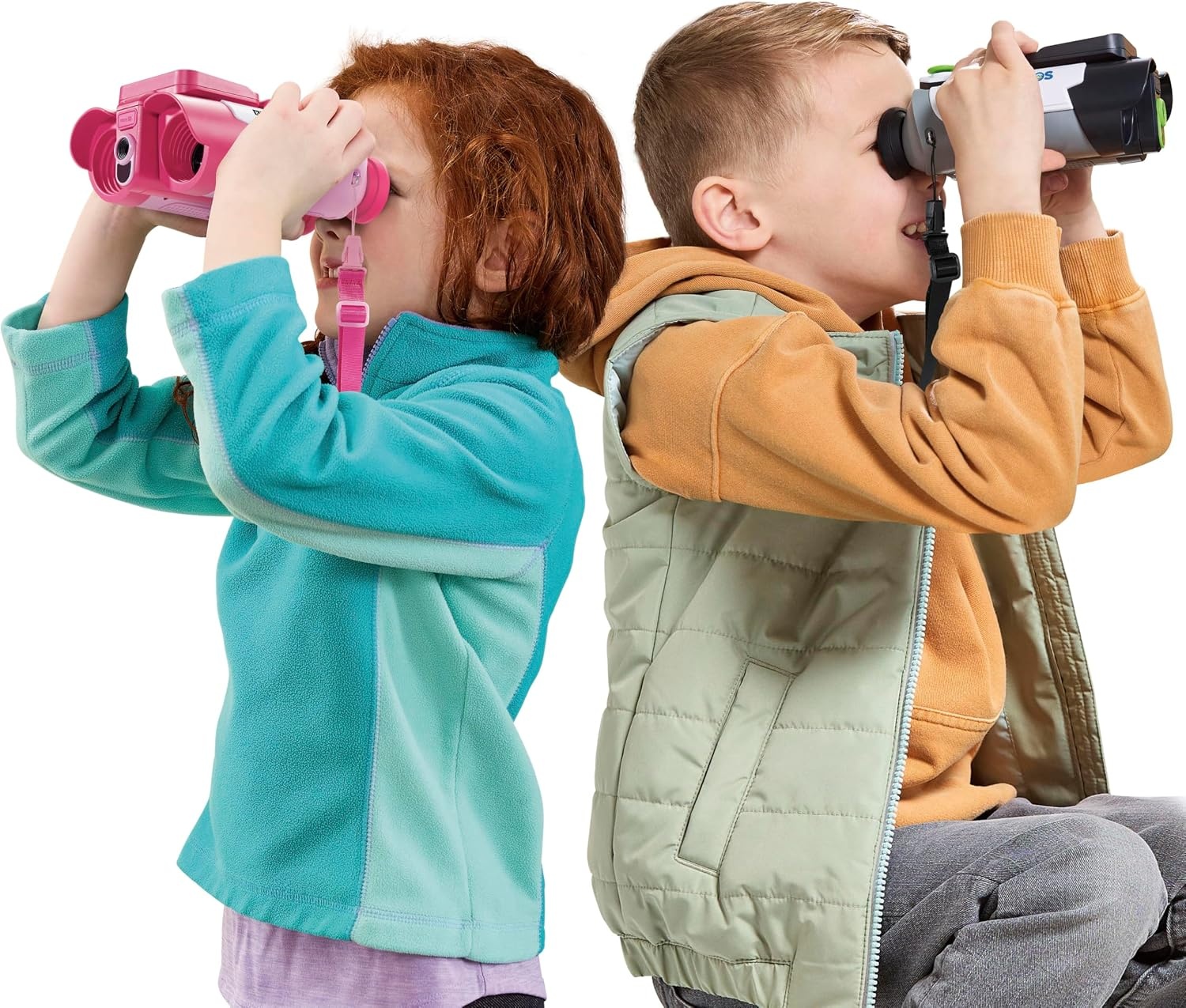 Jumelles Enfant à Caméra et Vision Nocturne - Rose - Jusqu'à 34% de remise