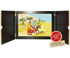 Théâtre Kamishibai pour cartes A3 en bois robuste - Jusqu'à -34%