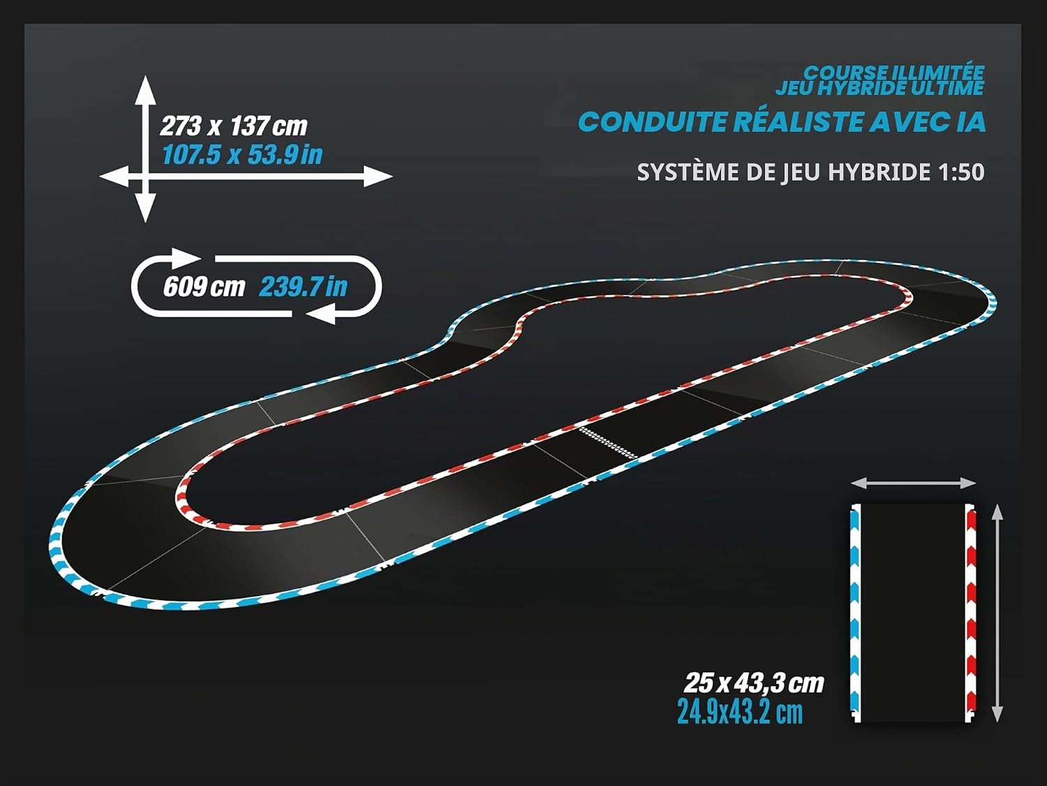 Voiture de course hybride 1:50 - Jusqu'à 34 % de réduction