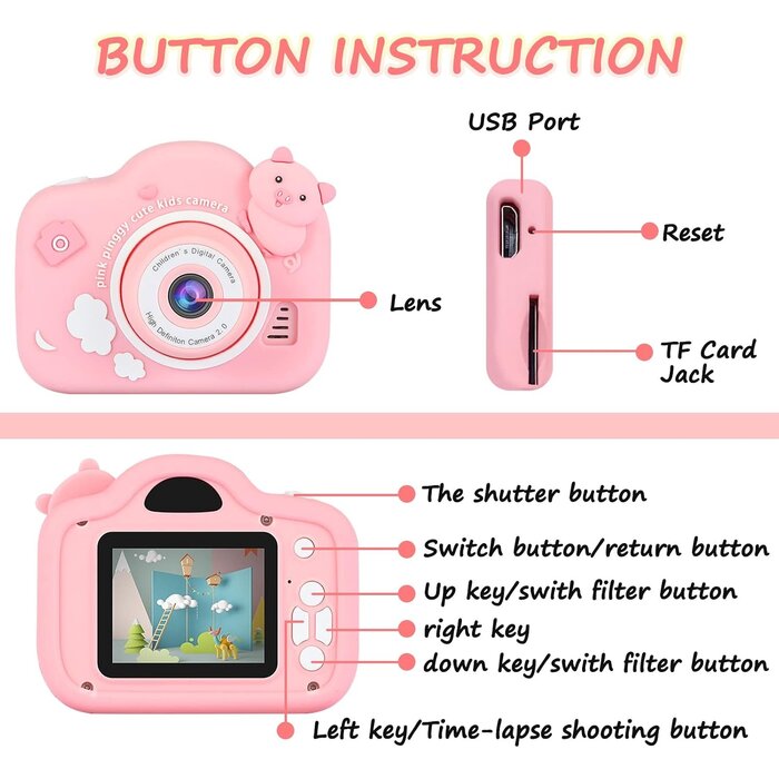 Appareil photo numérique pour enfants 20MP - Jusqu'à -32% sur nos modèles outlet
