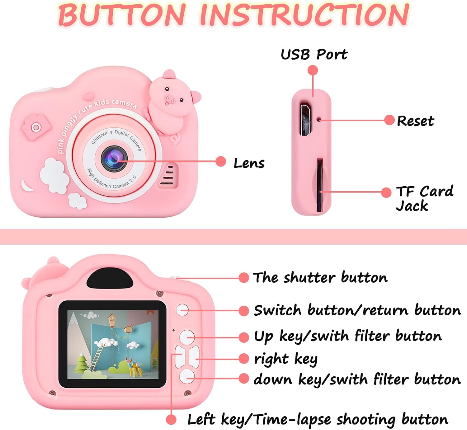 Appareil photo numérique pour enfants 20MP - Jusqu'à -32% sur nos modèles outlet