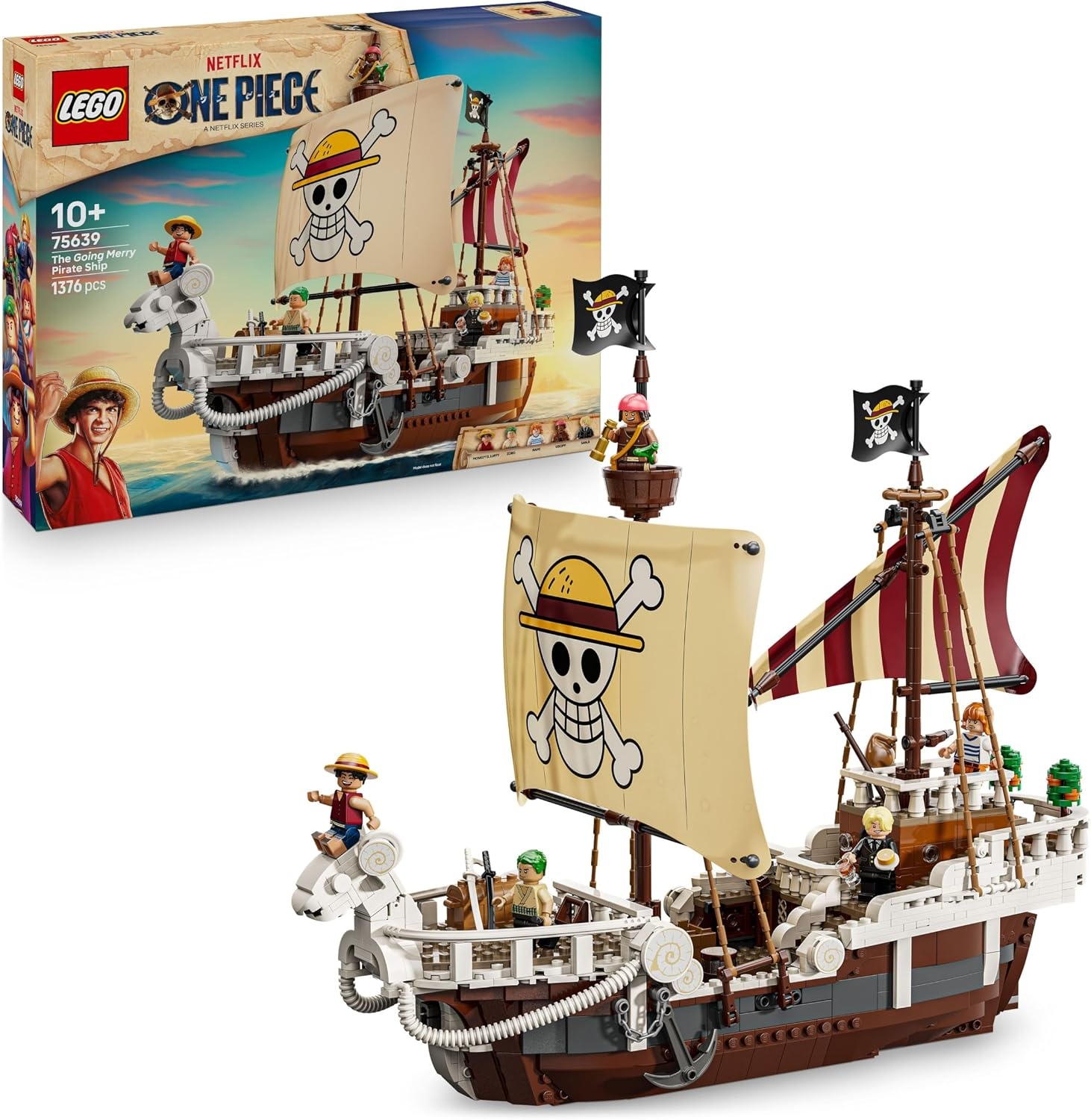 Bateau Pirate Going Merry - 1376 pièces - Jusqu'à 35% de remise