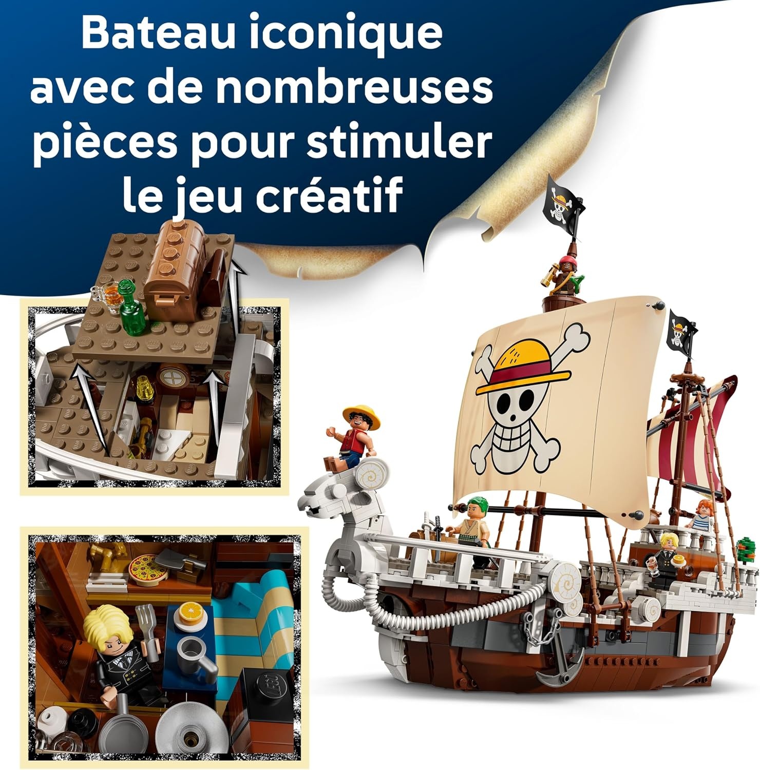 Bateau Pirate Going Merry - 1376 pièces - Jusqu'à 35% de remise