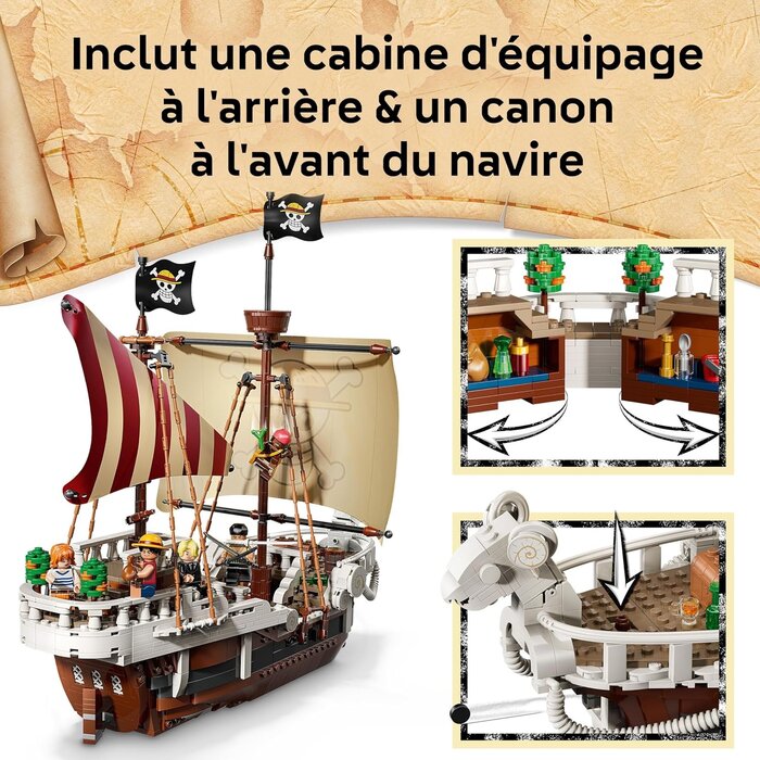 Bateau Pirate Going Merry - 1376 pièces - Jusqu'à 35% de remise