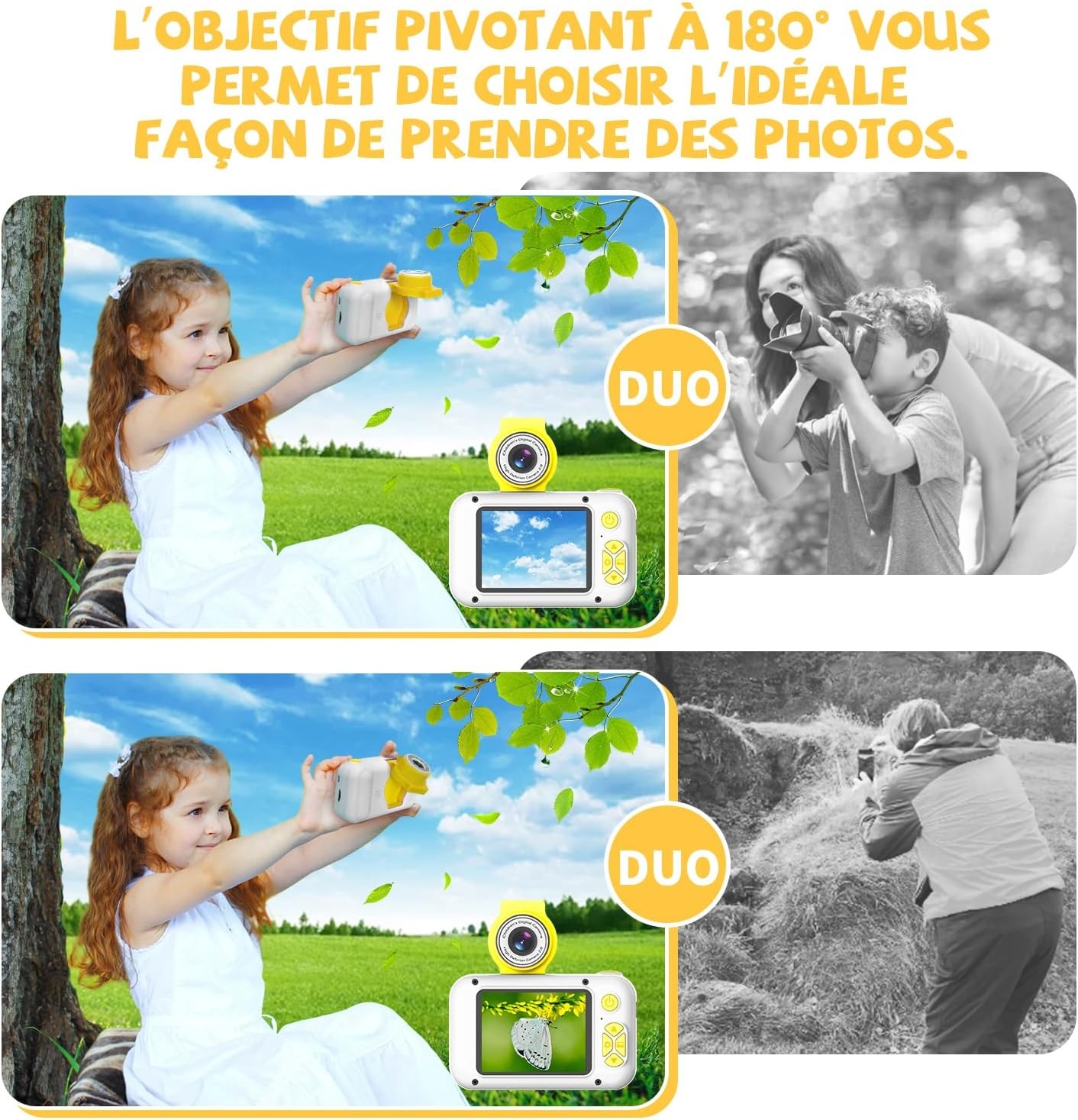 Appareil photo numérique enfant HD 1080P - Jusqu'à 32% de remise