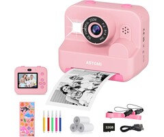 Appareil photo instantané enfant 1080p - Rose - Jusqu'à 33% de remise