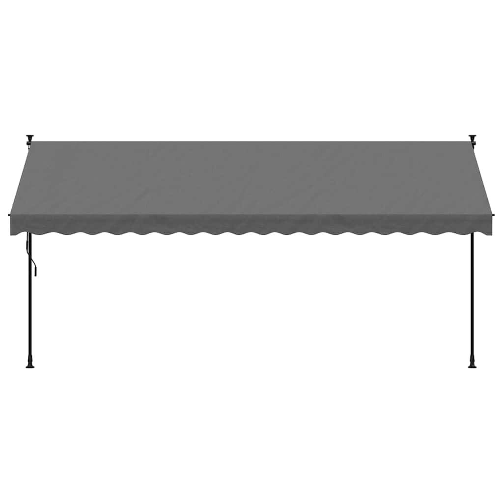 Store banne rétractable 400x150 cm anthracite - Jusqu'à 35% de remise