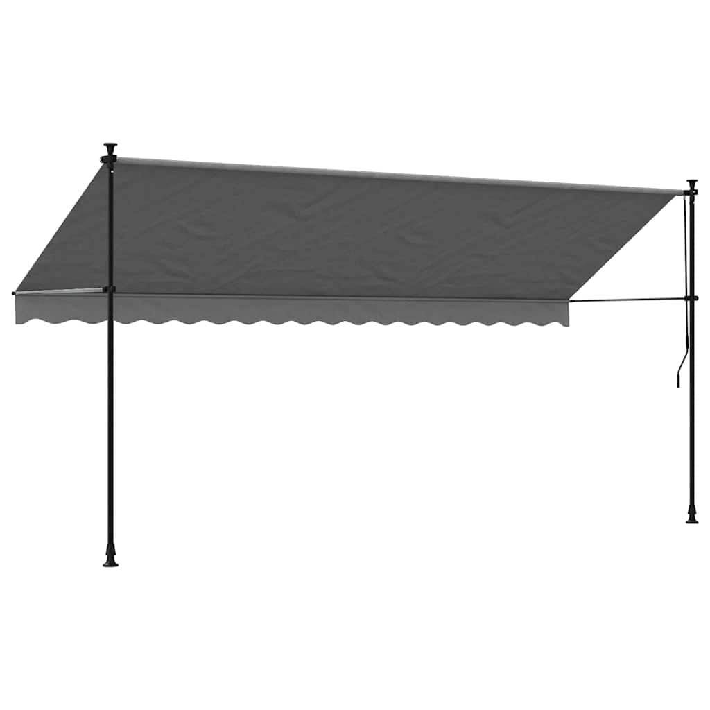 Store banne rétractable 400x150 cm anthracite - Jusqu'à 35% de remise