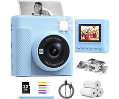 Appareil photo instantané pour enfants - Bleu - Jusqu'à 33% de remise