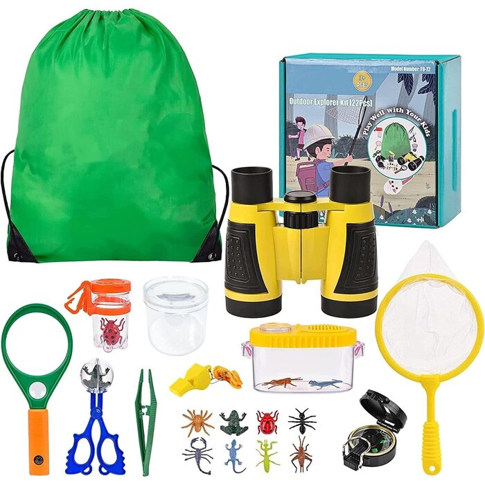 Kit d'Exploration Enfant 22 Pièces - Aventure Nature - Jusqu'à 30% de remise