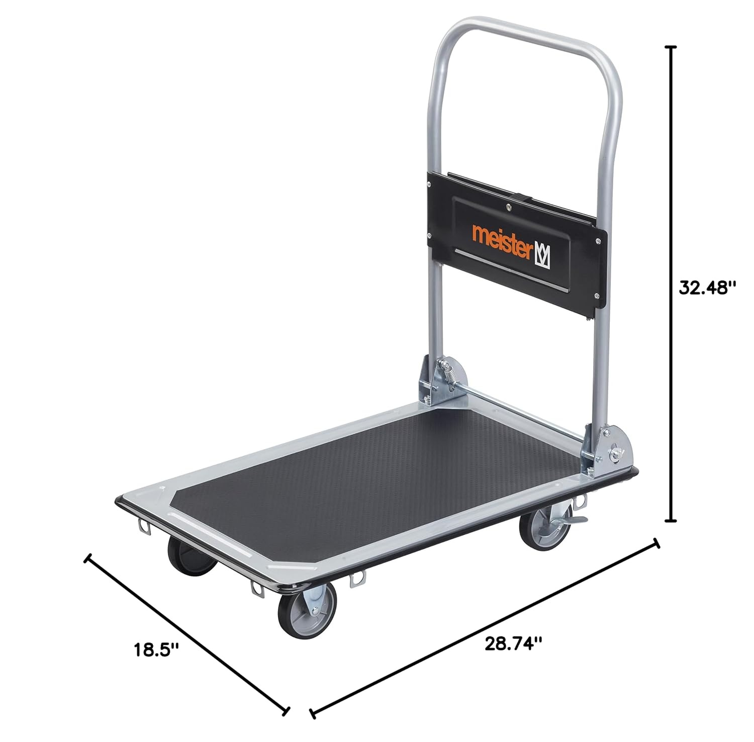 Chariot de transport pliable 150 kg avec frein - Jusqu'à -34%