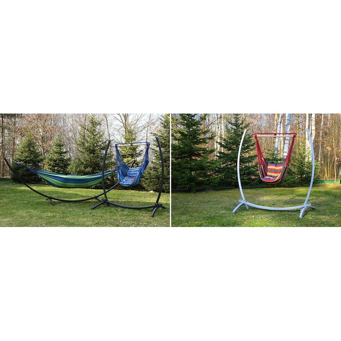 Support Hamac et Chaise Suspendue 2-en-1 - Acier - Jusqu'à -38%
