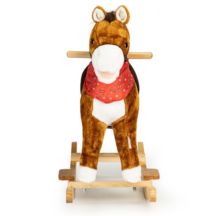 Cheval à bascule en bois avec sons - Jusqu'à -43% sur nos retours clients