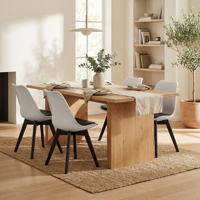 Lot de 4 chaises scandinaves design - Jusqu'à -24%