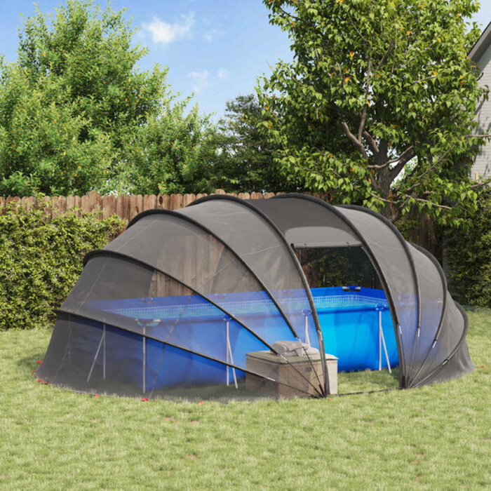 Dôme de piscine 538x440x204cm - Abri de jardin - Jusqu'à -49% de remise