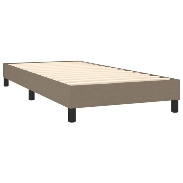 Cadre de lit taupe 90x190 cm - Jusqu'à 49% de remise