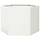 Jardinière hexagonale en acier 69x60x45cm - Blanc - Jusqu'à -34%