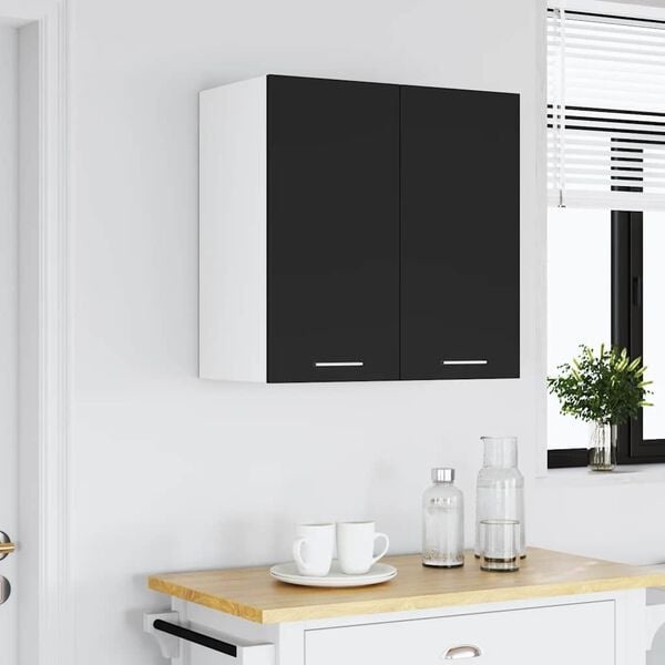 Vidaxl Meuble haut de cuisine Lyon 60x60cm noir - Jusqu'à -34%