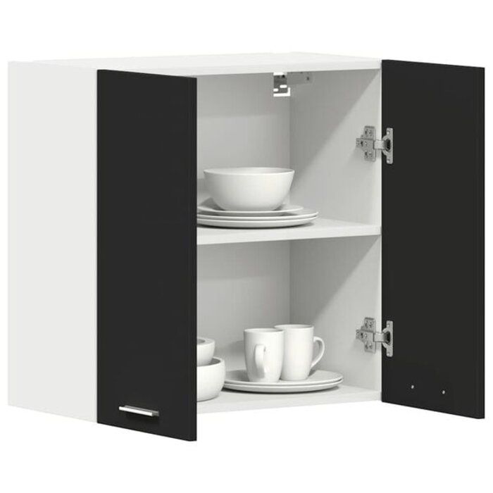 Vidaxl Meuble haut de cuisine Lyon 60x60cm noir - Jusqu'à -34%