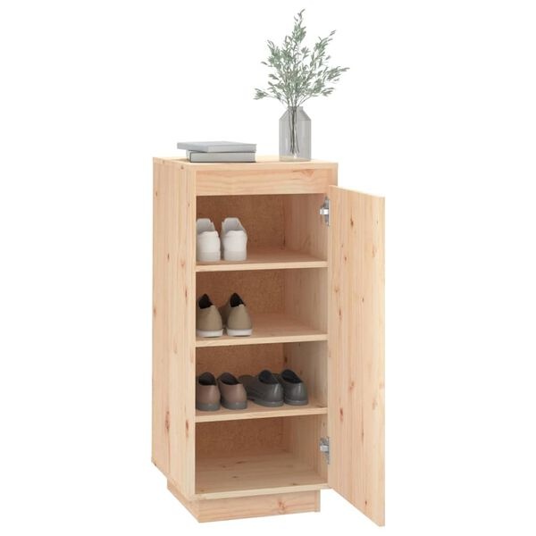 Vidaxl Meuble à chaussures en pin massif 35x35x80 cm - Jusqu'à -67%