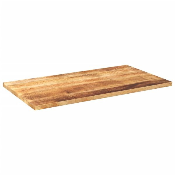 Vidaxl Plateau de table rectangulaire en bois de manguier - 120 x 70 cm - Jusqu'à 35%