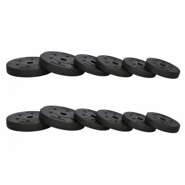 Viking Choice Kit d'haltères réglables 20 kg - Système 2-en-1 - Jusqu'à -37% sur l'outlet