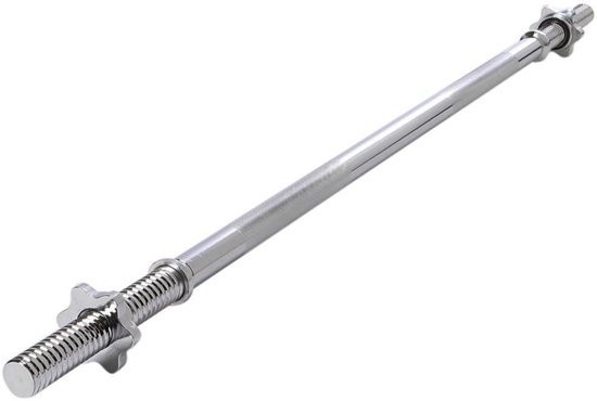 Viking Choice Barre d'haltérophilie 120 cm - Acier chromé - Jusqu'à -40% sur l'outlet