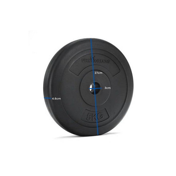 Viking Choice Set de 4 disques de musculation 20 kg (25/26 mm) - Jusqu'à -36%