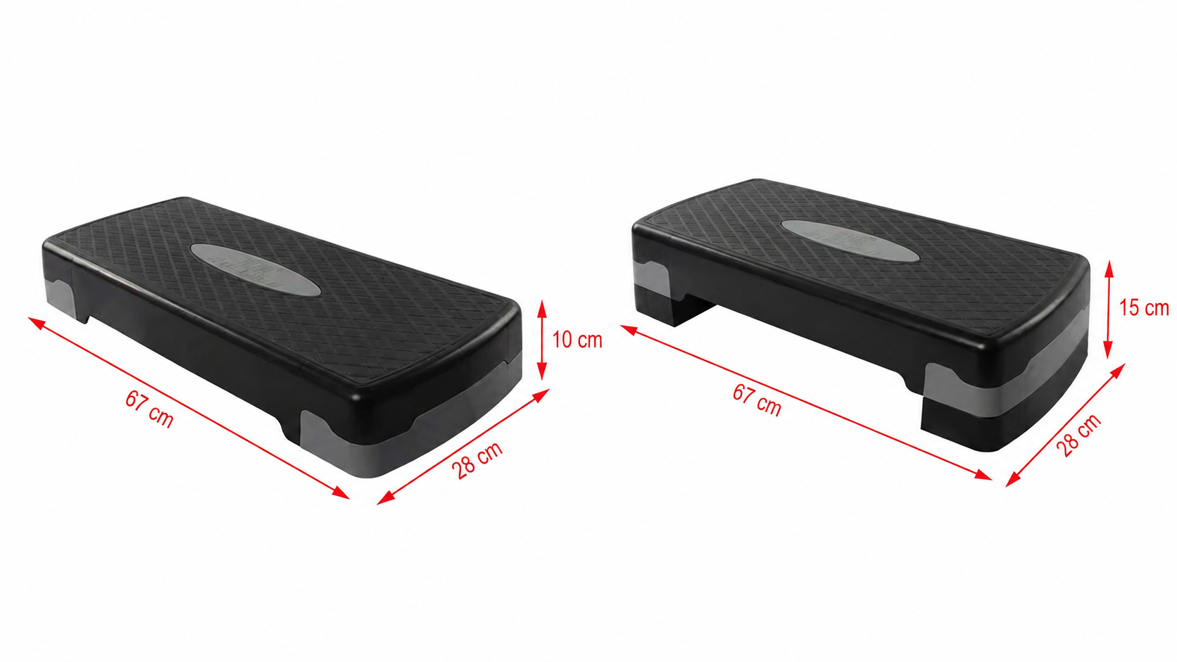 Viking Choice Step d'aérobic réglable - Jusqu'à 32% de remise - 67x28 cm