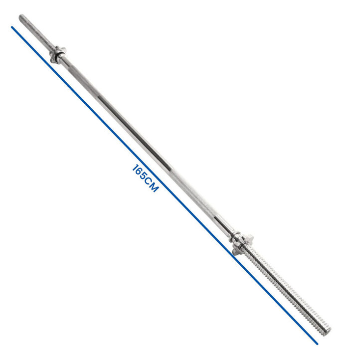 Viking Choice Barre de musculation 165 cm acier chromé - Jusqu'à -56%