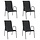 Lot de 4 chaises de jardin en acier et textilène - Jusqu'à -34%